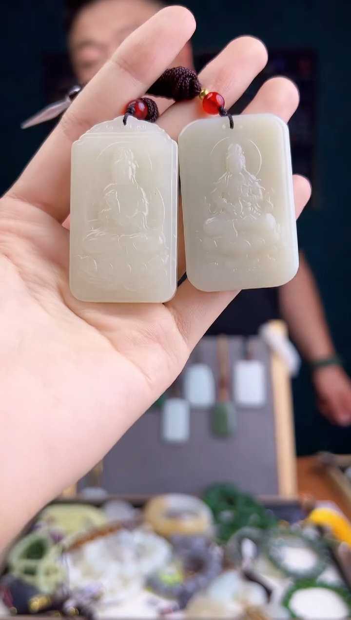 和田玉未镶嵌颈饰多样性发货 拍一单发一个