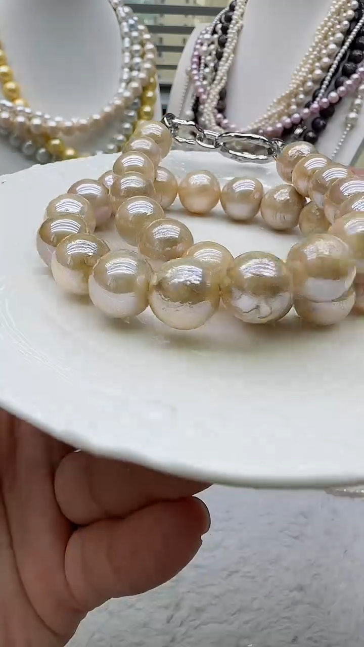 淡水珍珠未镶嵌套链7
