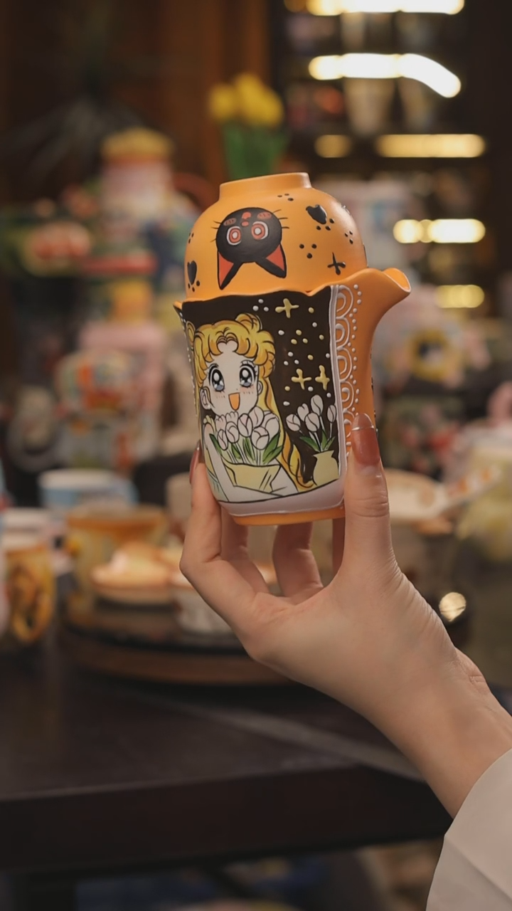 景德镇釉下彩绘设计师款式陶瓷