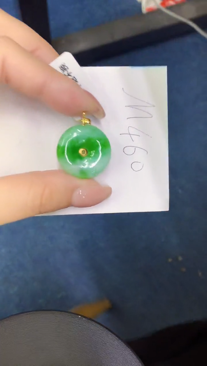 【闪购商品】翡翠颈饰18K金镶嵌00000000000