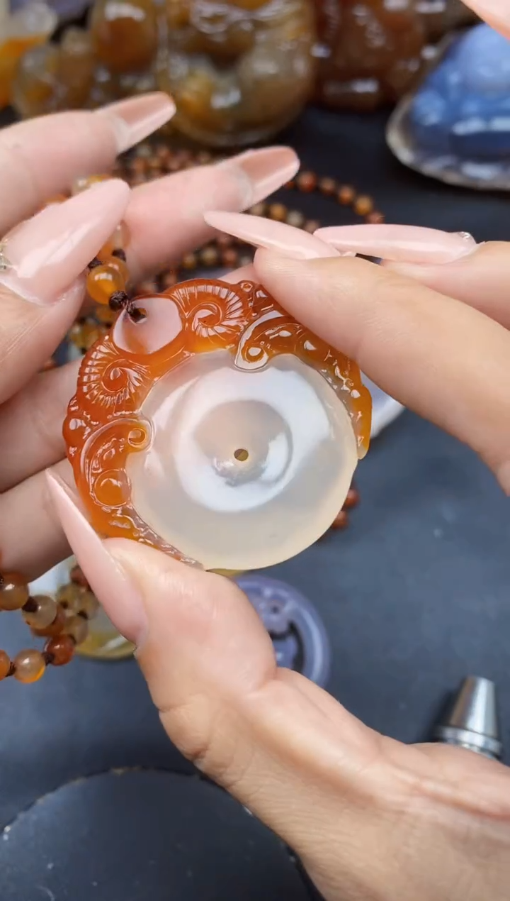 玛瑙/玉髓未镶嵌颈饰ll