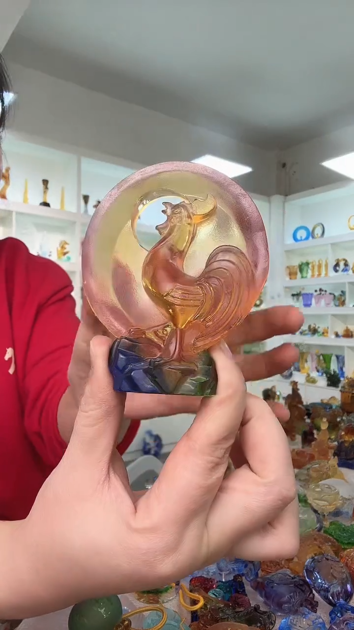 手工艺品琉璃大吉大利