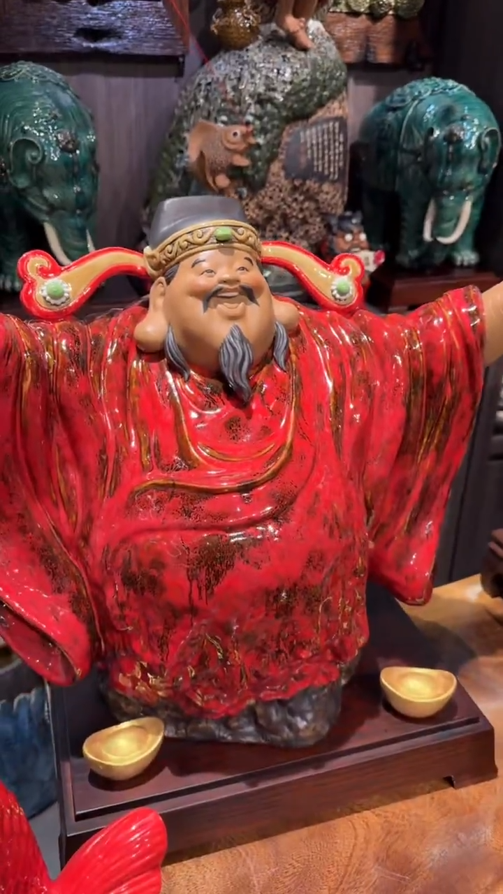 陶瓷东***?财神一件