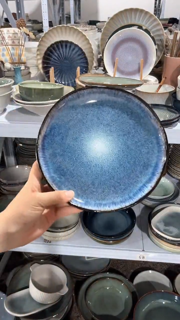 瓷片外贸尾货瑕疵满20包邮X D1D小盘