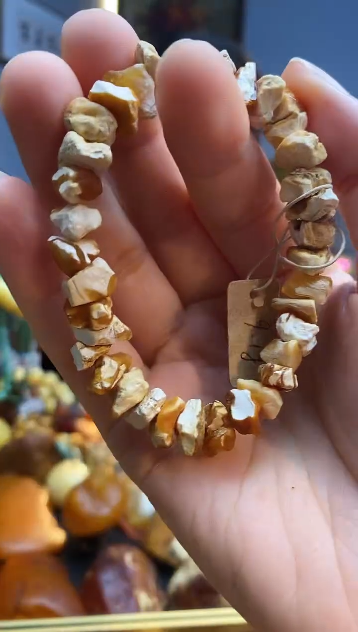 未镶嵌琥珀手串手串