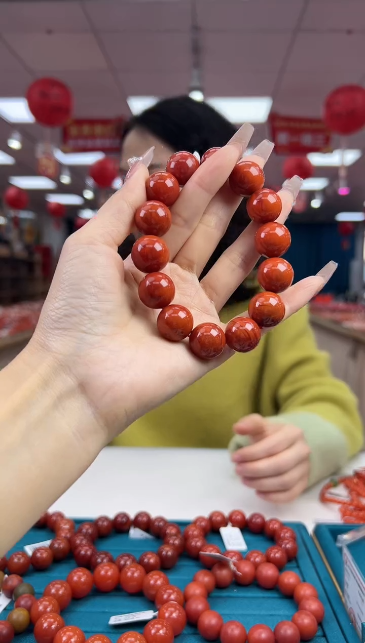 【闪购商品】南红玛瑙手串未镶嵌3.6-（多样式）