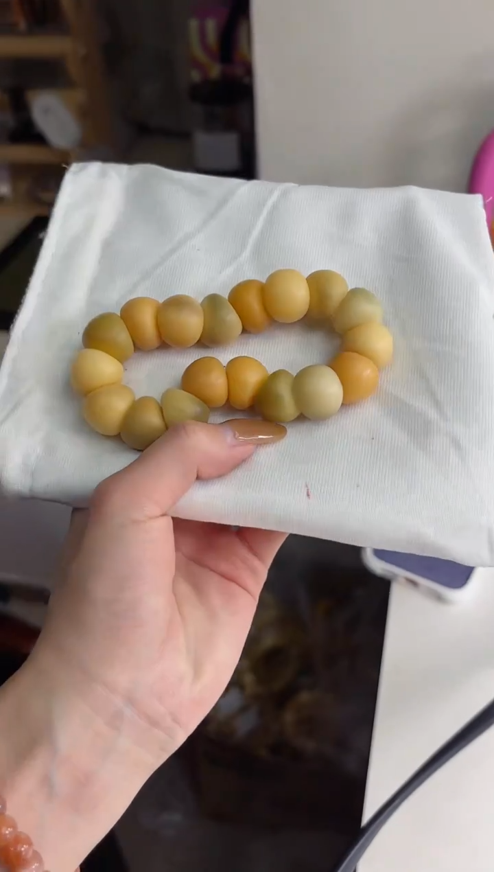 手串菩提根/象牙果沐k35干磨蒜瓣大肠18mm手串