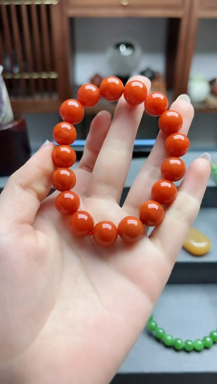 【闪购商品】南红玛瑙手串未镶嵌南红手串 JYD