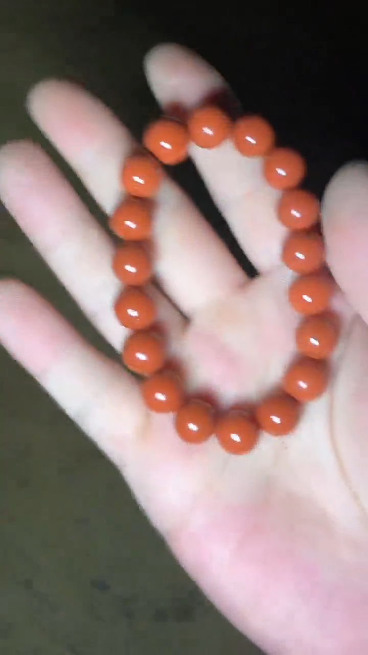 手串摆件---------（墨序甄选）红色手串