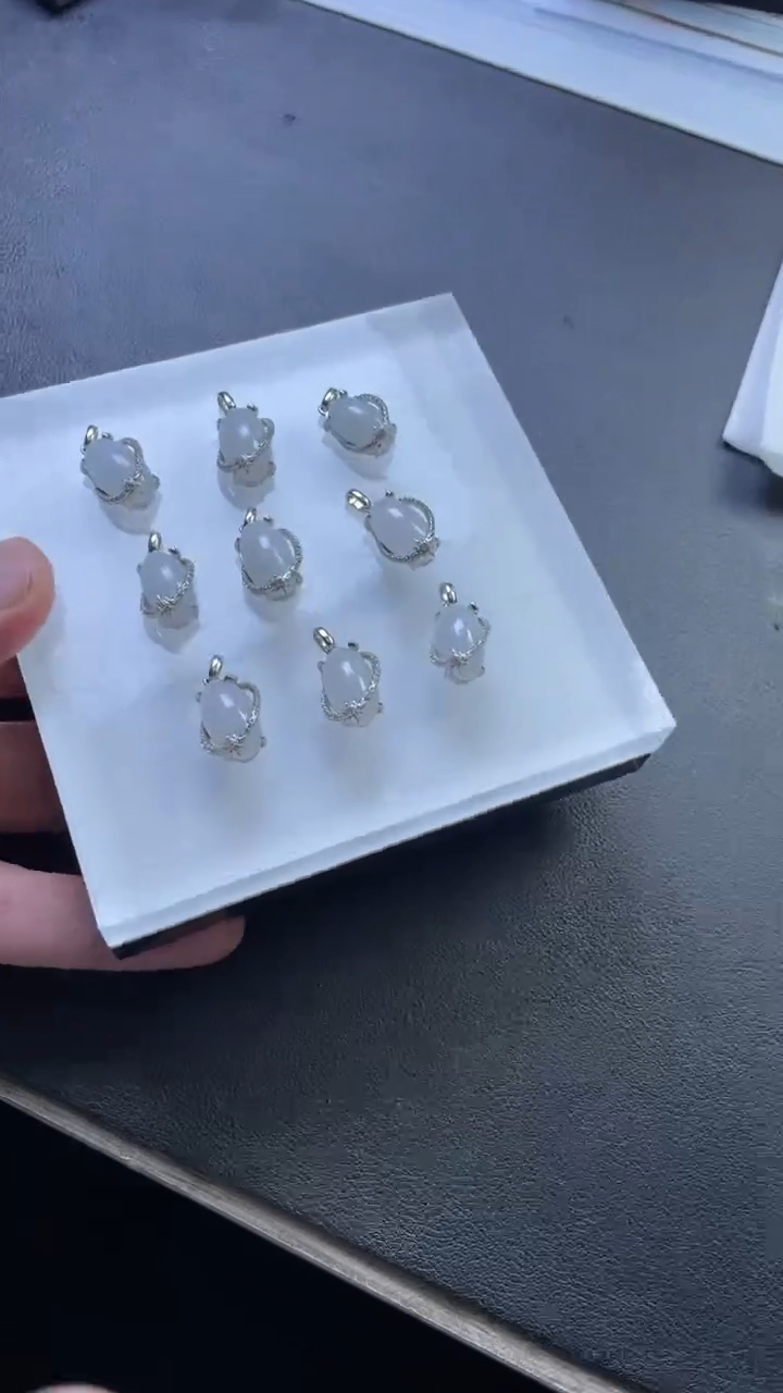 翡翠银S925镶嵌挂件多样性发一件H3