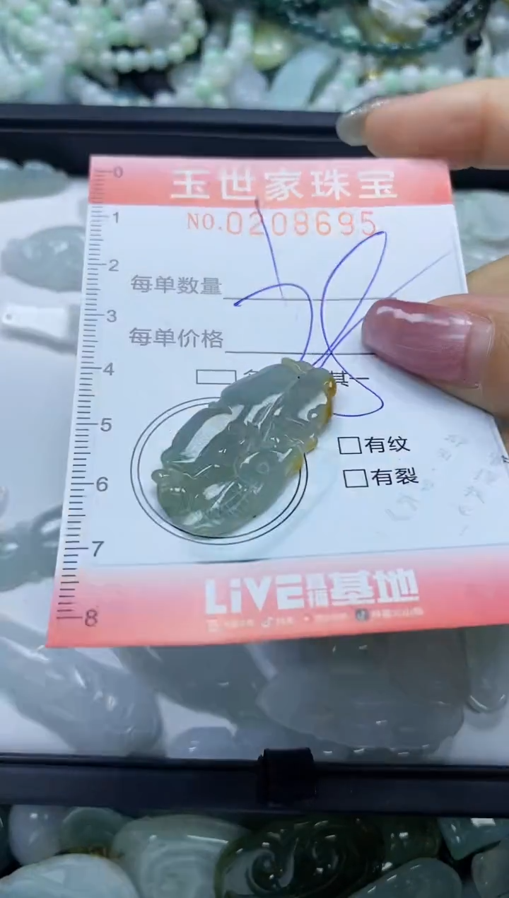 【闪购商品】翡翠颈饰未镶嵌闪购0208695