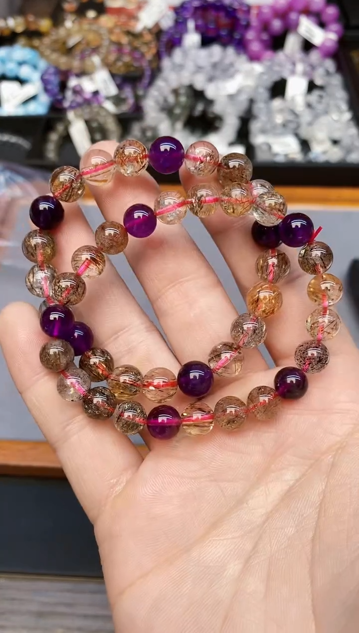 【闪购商品】水晶手链未镶嵌71 满矿超七8mm