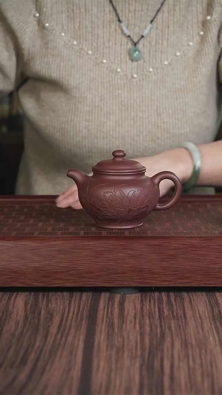 【闪购商品】紫砂茶壶lw  刻绘  掇只