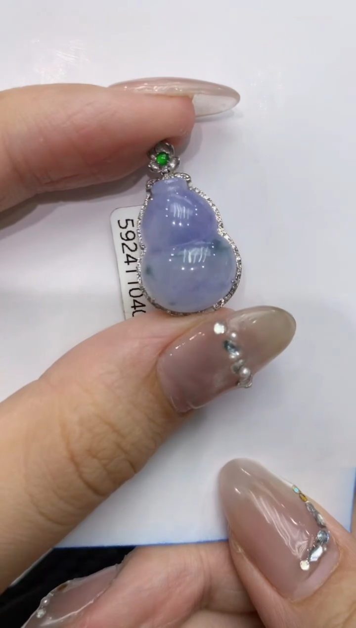 【闪购商品】翡翠颈饰18K金镶嵌222222222