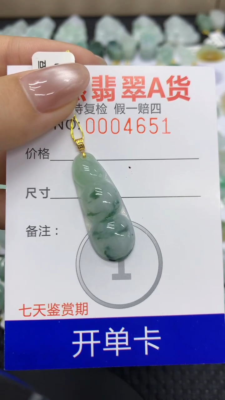 【闪购商品】翡翠颈饰18K金镶嵌111111111111