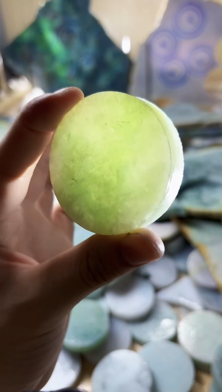 【闪购商品】翡翠颈饰未镶嵌A货白谭2461