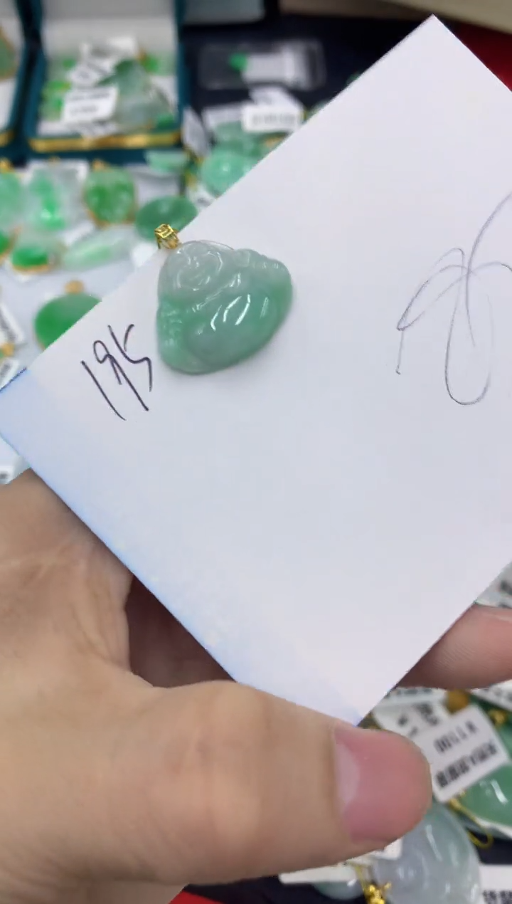 【闪购商品】翡翠颈饰18K金镶嵌1111111111