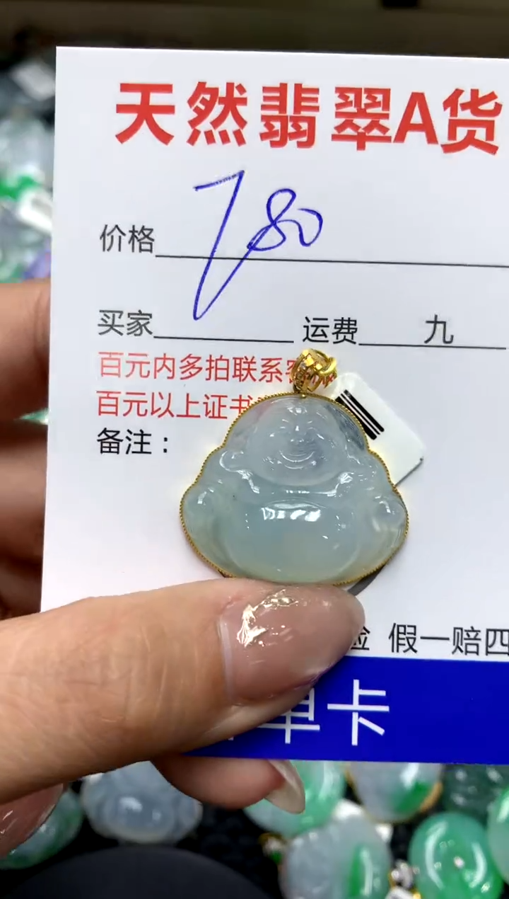 【闪购商品】翡翠颈饰18K金镶嵌111111111