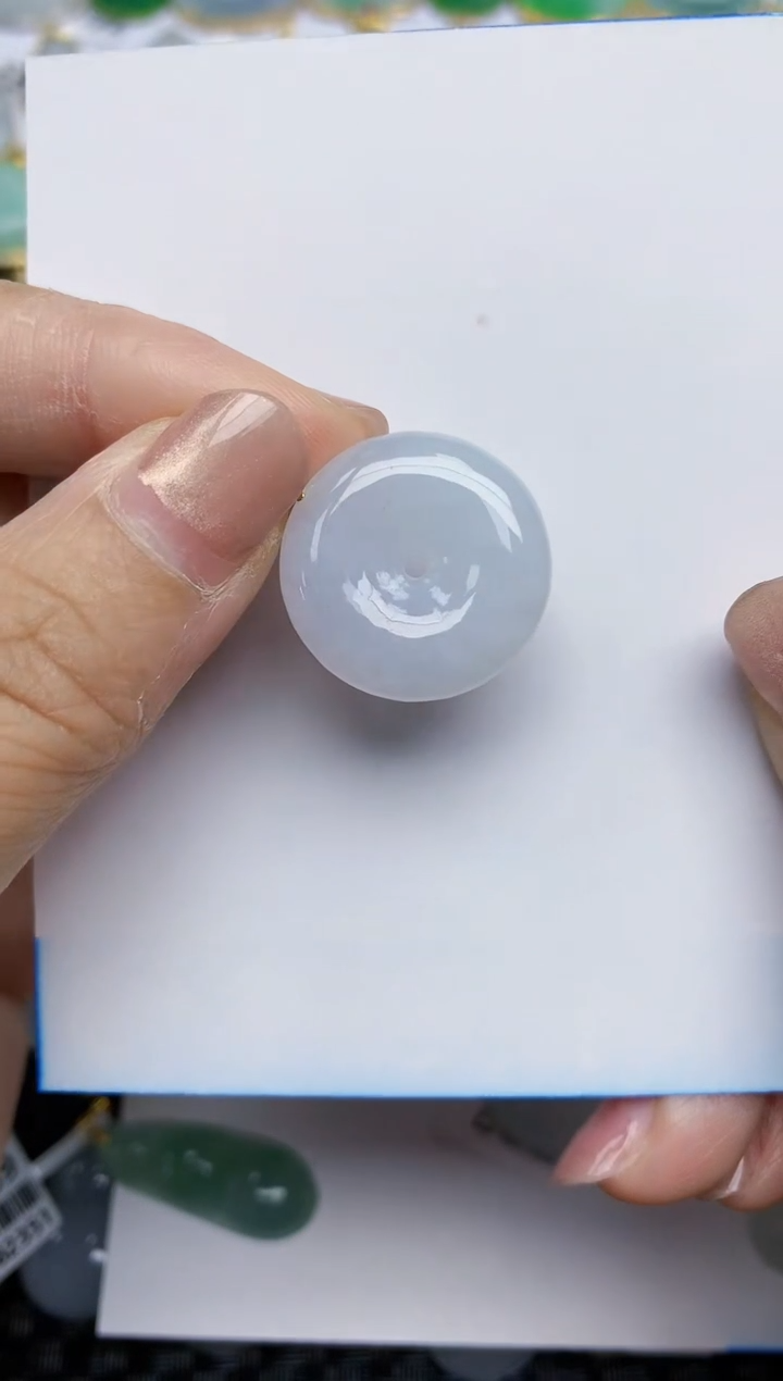 【闪购商品】翡翠颈饰18K金镶嵌天然A货翡翠 26