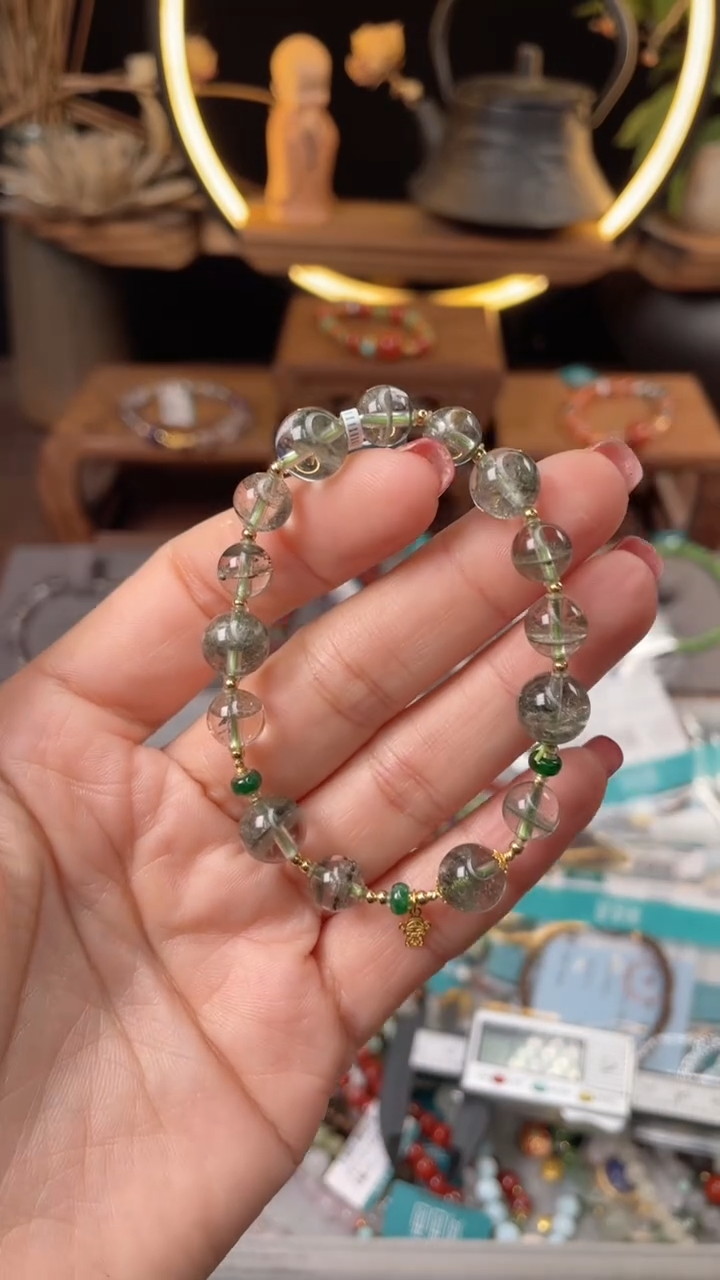 【闪购商品】水晶手链18K金镶嵌@@I921B016868