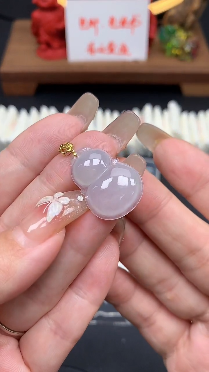 【闪购商品】翡翠吊坠(不含链)18K金镶嵌MS154982