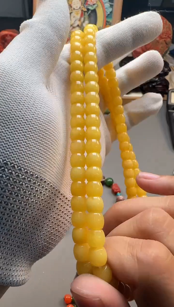 【闪购商品】蜜蜡裸石未镶嵌手串手串