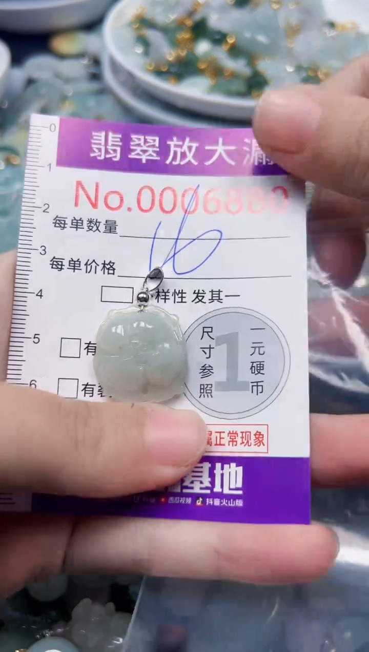 颈饰未镶嵌翡翠6880