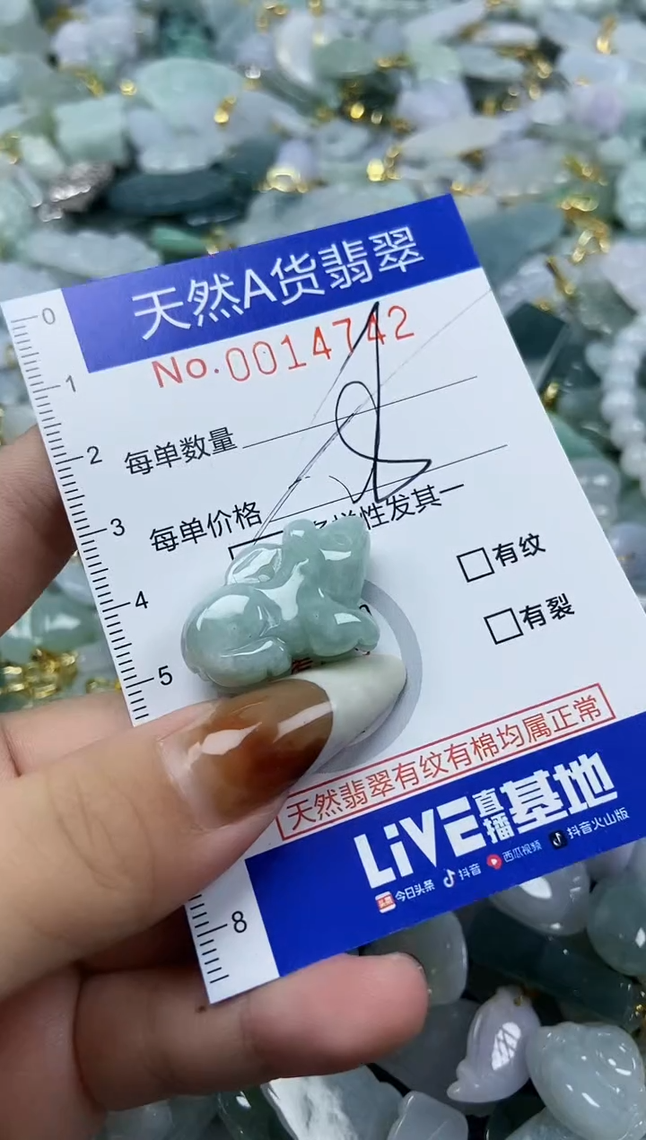 【闪购商品】翡翠颈饰未镶嵌天然A货翡翠