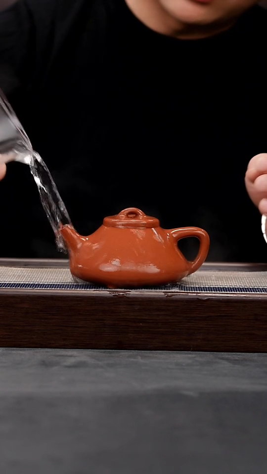 【闪购商品】紫砂茶壶紫砂红泥子冶石瓢（瑕疵）