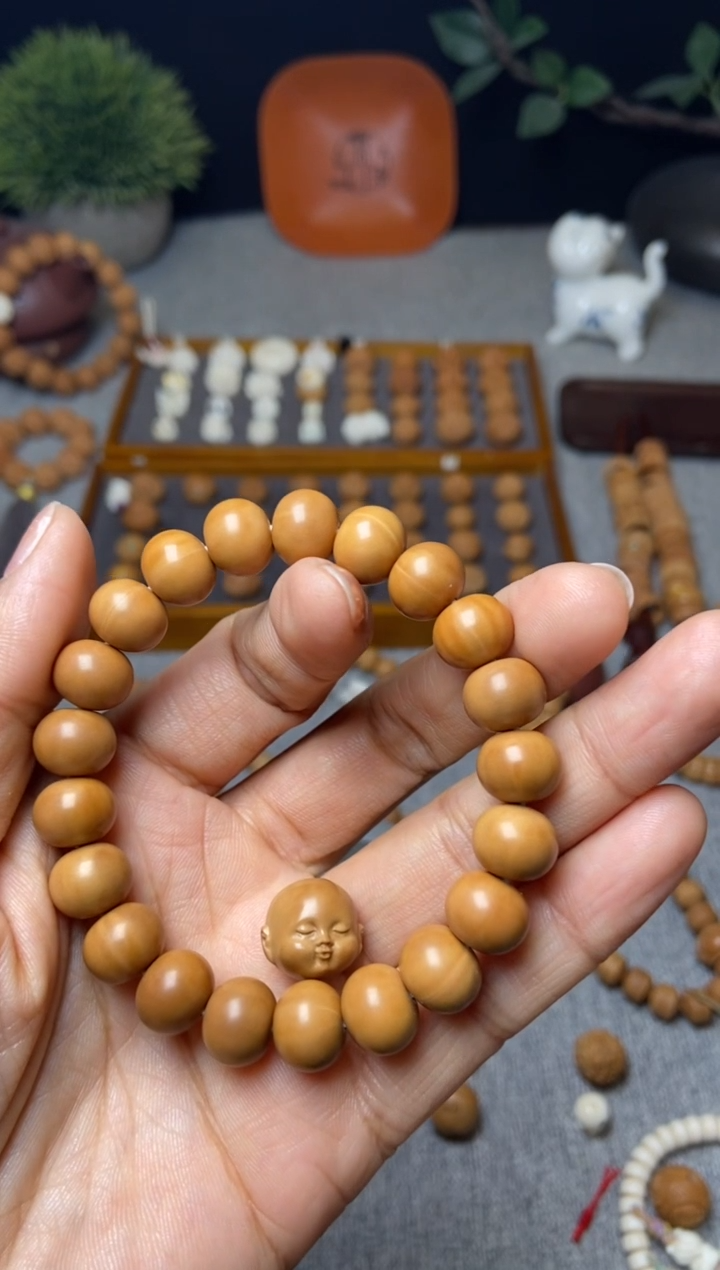 【闪购商品】猴头核桃手串算盘11（小手围）/沙弥14.1
