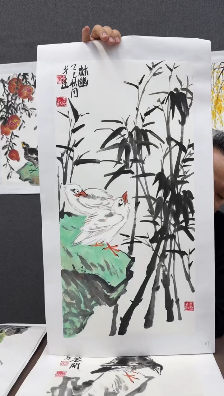 国画戈老师国画作品