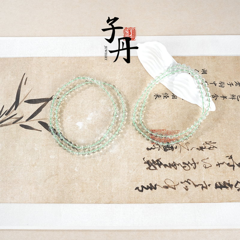 【蜜棠二店】翠幽灵多圈6mm（多样性/发其一）C3-557