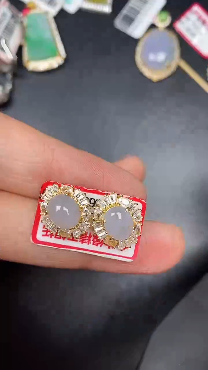 银S925镶嵌戒指翡翠3780