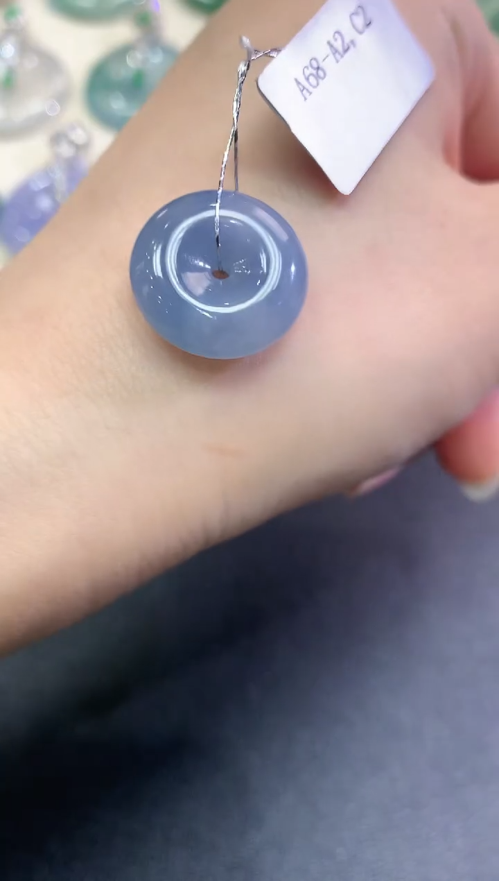 【闪购商品】翡翠颈饰未镶嵌B8多样性一件发货紫货有色差