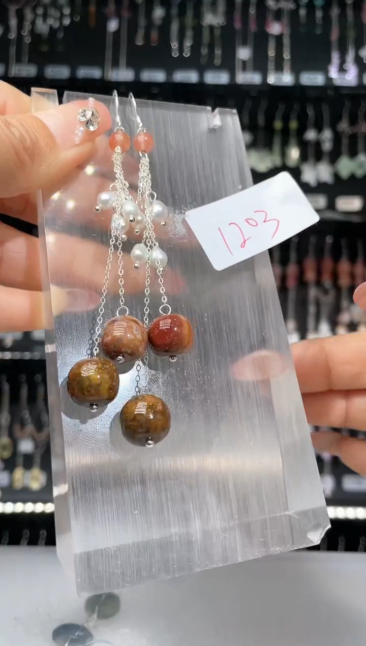 【闪购商品】紫晶耳饰银S925镶嵌喜欢拍