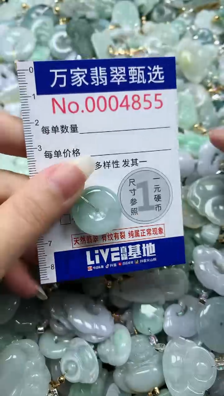 吊坠(不含链)未镶嵌翡翠4855