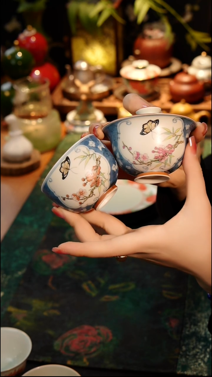 盖碗+主人杯两件套