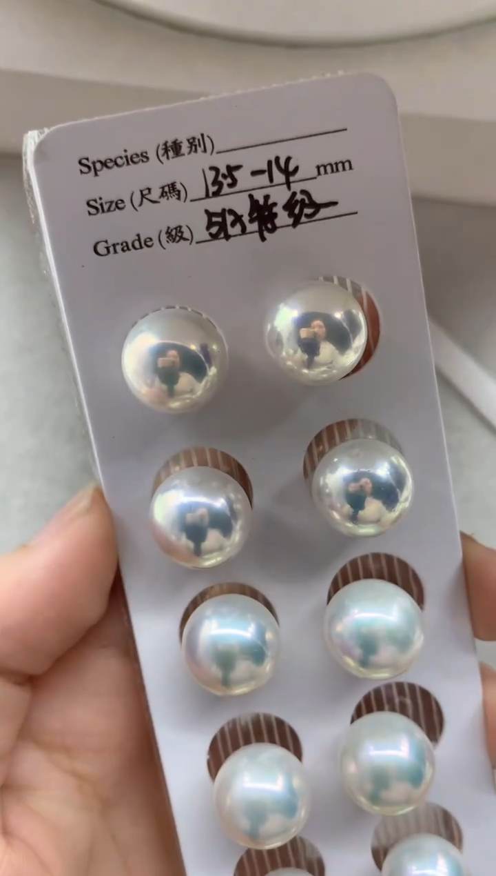 银S925镶嵌耳饰淡水珍珠多样性发其一高跟鞋