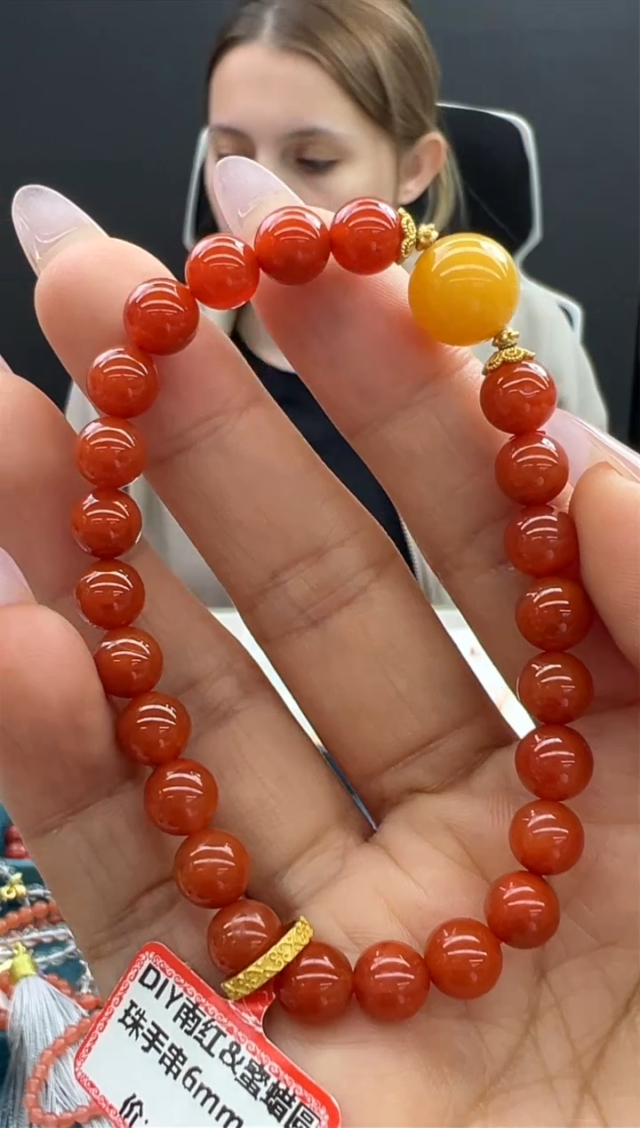 【闪购商品】南红玛瑙手链未镶嵌772秒拍号