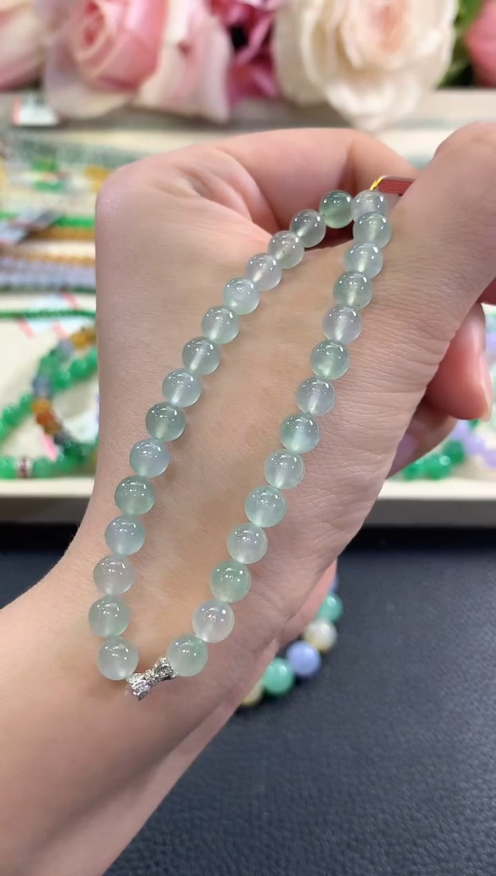 未镶嵌手串翡翠c128