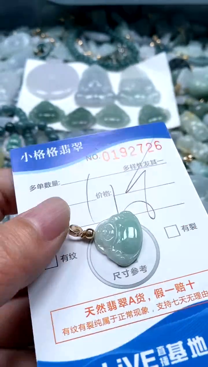 【闪购商品】翡翠颈饰未镶嵌闪购商品0192726