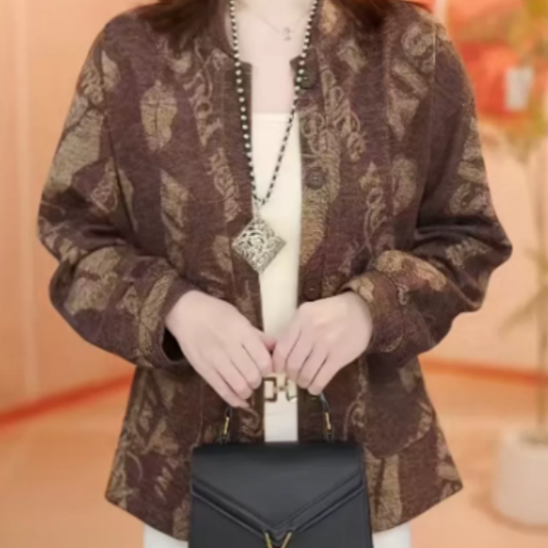 X6619【出口原单】气质优雅时尚显瘦外套-多多