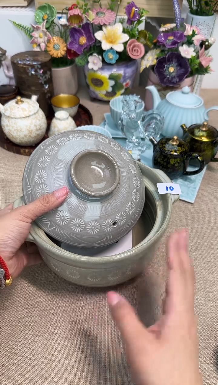 瓷片6号深锅 辰辰的瓷器好看到爆