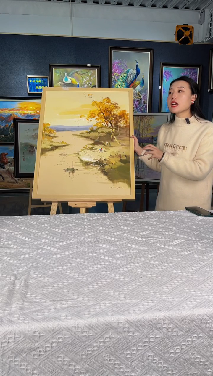 【闪购商品】油画20号 60*80 风景-手绘油画