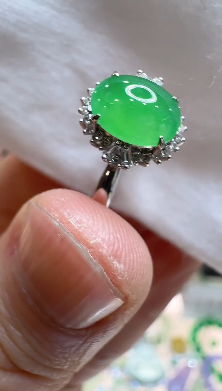 【闪购商品】翡翠戒指18K金镶嵌多样性团购发一件