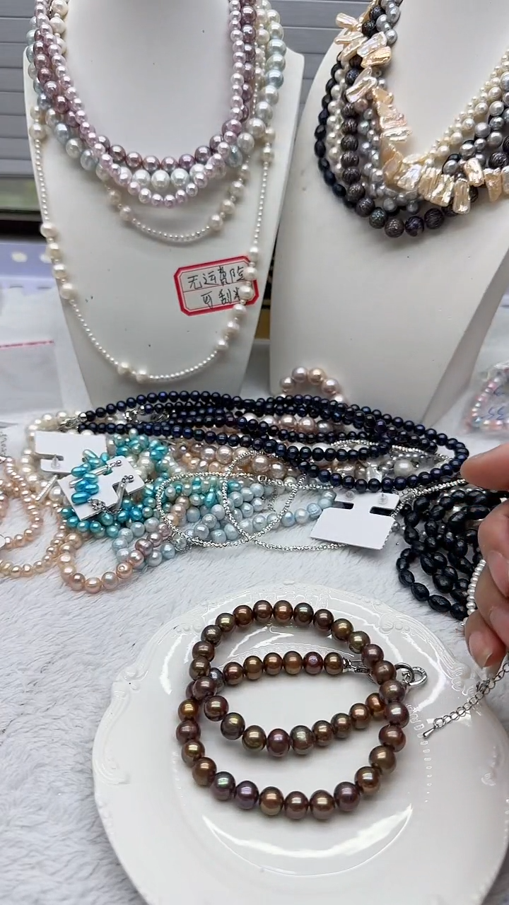 淡水珍珠未镶嵌套链99
