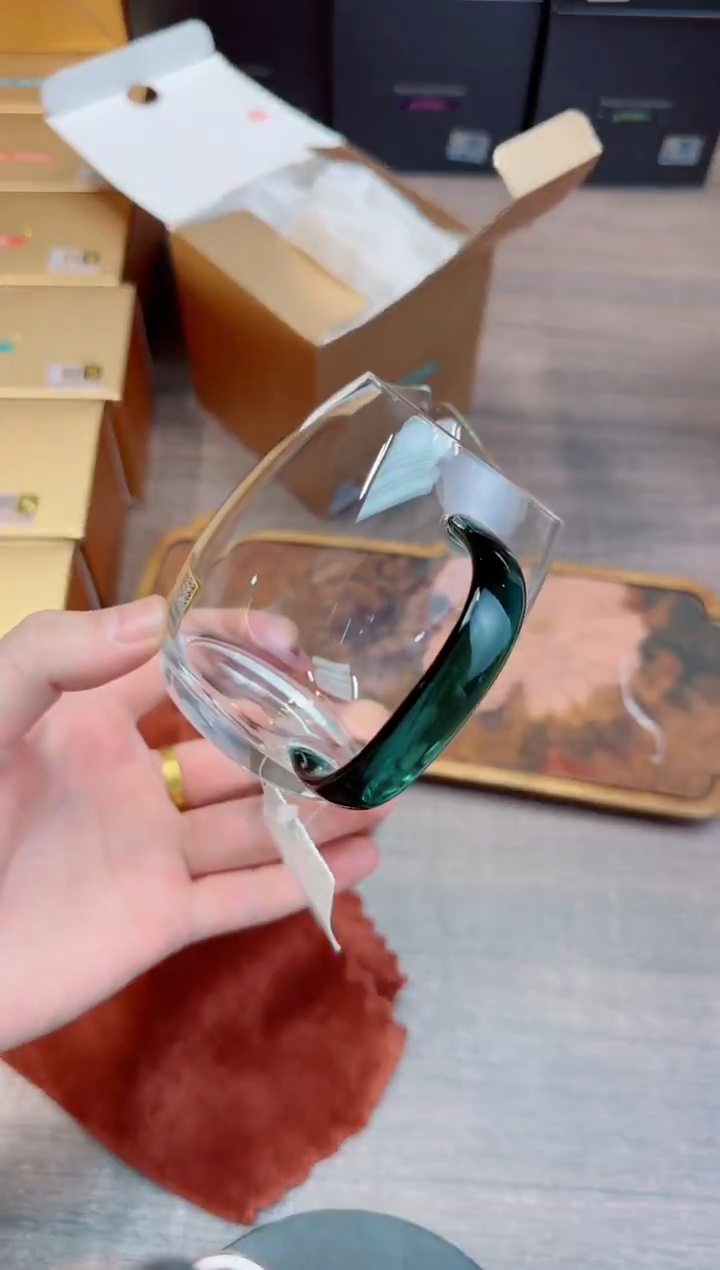 厚底澄然茶海墨绿色