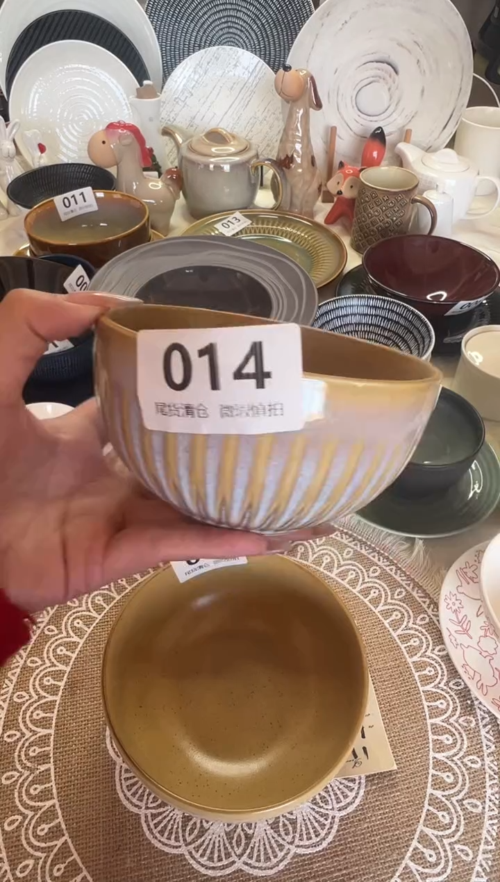 新骨瓷l****w瑕疵 素彩白5寸碗 6只装