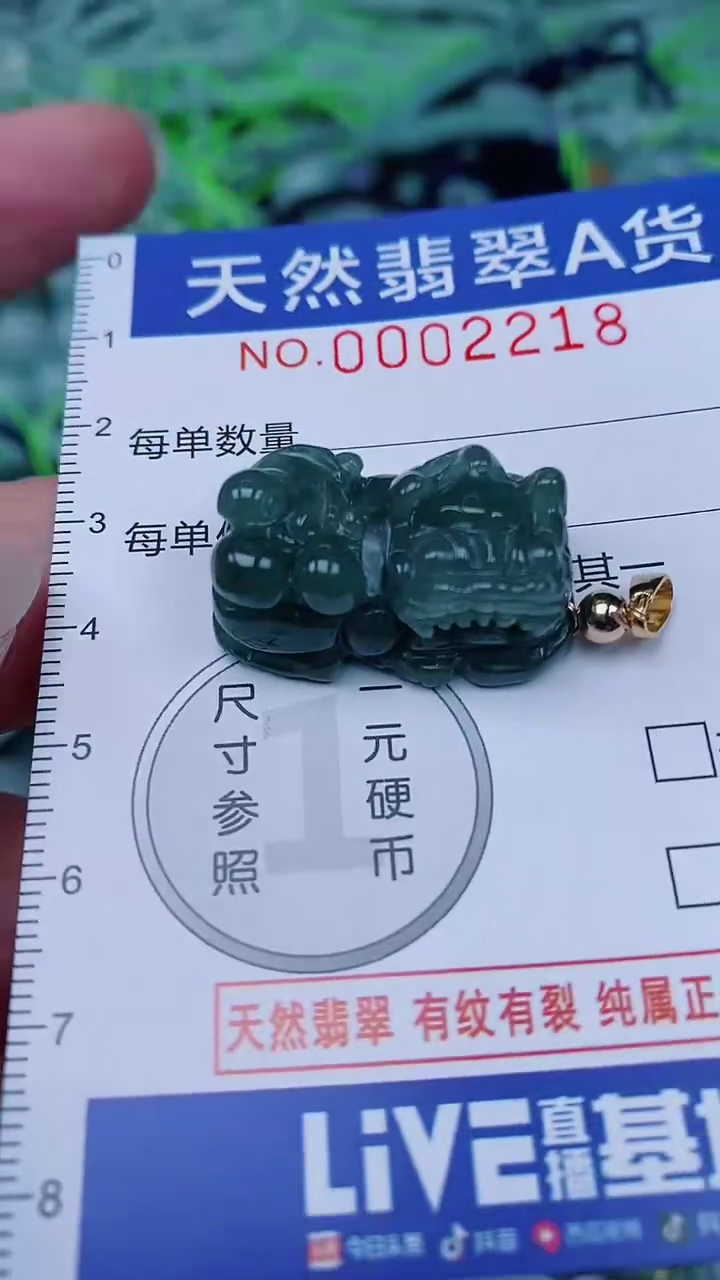 翡翠未镶嵌颈饰00002218