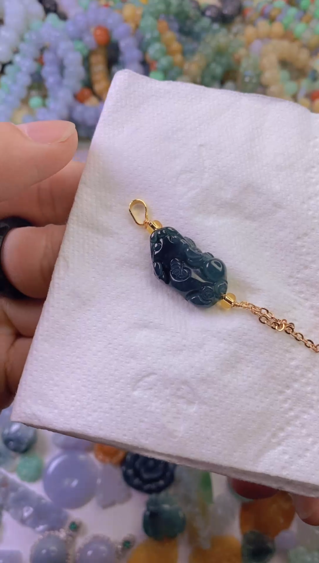 【闪购商品】翡翠颈饰未镶嵌【闪购商品】 天然翡翠